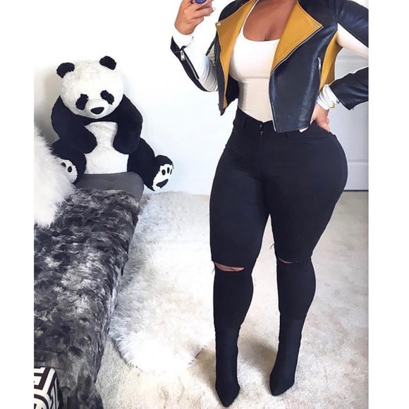 🚫SOLD Fashion Nova Black Canopy Jeans - Picture 3 of 5